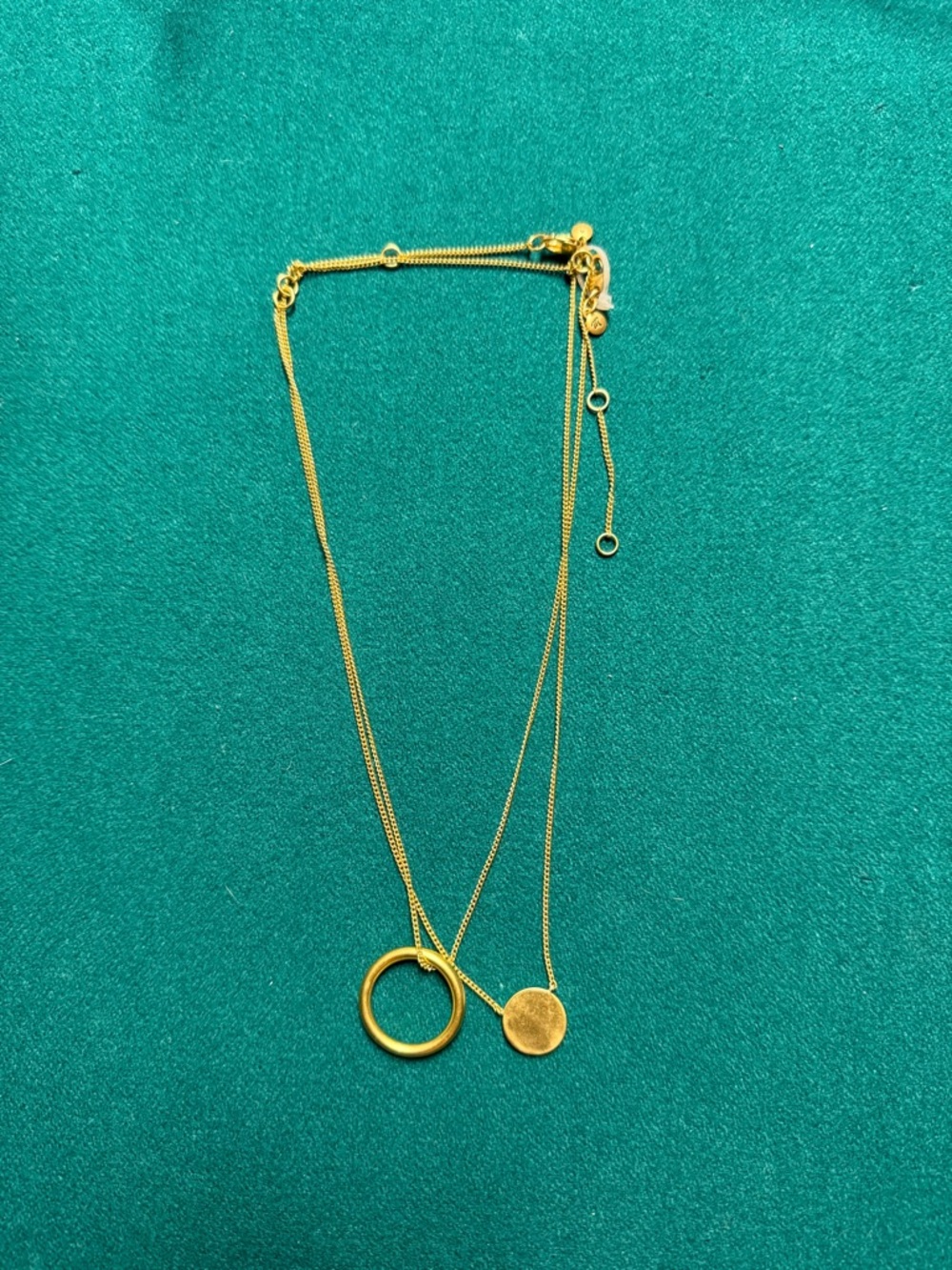 Madewell Circle Necklace Set of Two